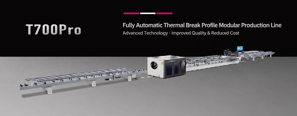 T700Pro Intelligent Thermal Break Aluminum Profile Assembly Line T700Pro Intelligent Thermal Break Aluminum Profile Assembly Line